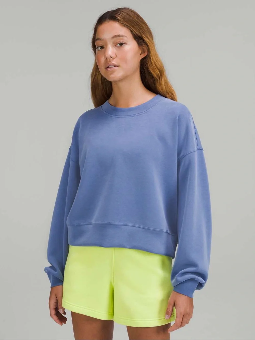 Lululemon Perfectly Oversized Cropped Crew *Softstreme
